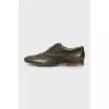 Men's dark green shoes
