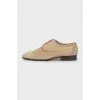 Men's suede brogues