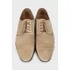 Men's suede brogues