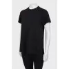 Black T-shirt with decor