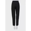 Vintage tapered pants with gold button