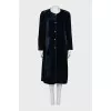 Vintage dress with gold buttons