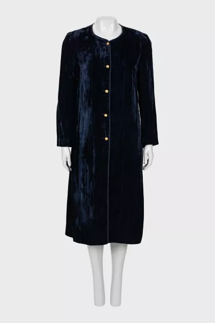 Vintage dress with gold buttons