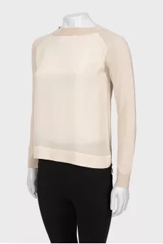 Combined beige jumper