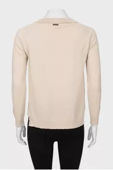 Combined beige jumper