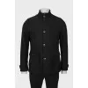 Men's wool jacket with buttons