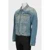 Men's denim jacket with zipper