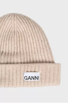 Knitted hat and scarf set