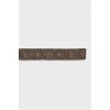 Men's belt Initiales