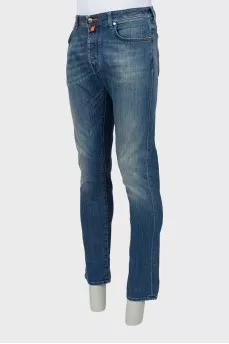 Men's jeans with buttons