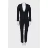 Dark blue classic suit 
