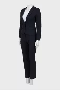 Dark blue classic suit 