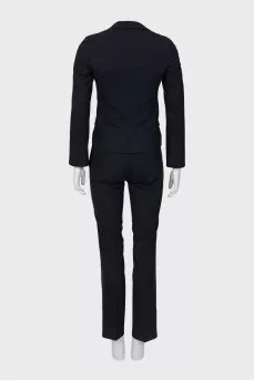 Dark blue classic suit 