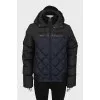 Two-tone quilted jacket