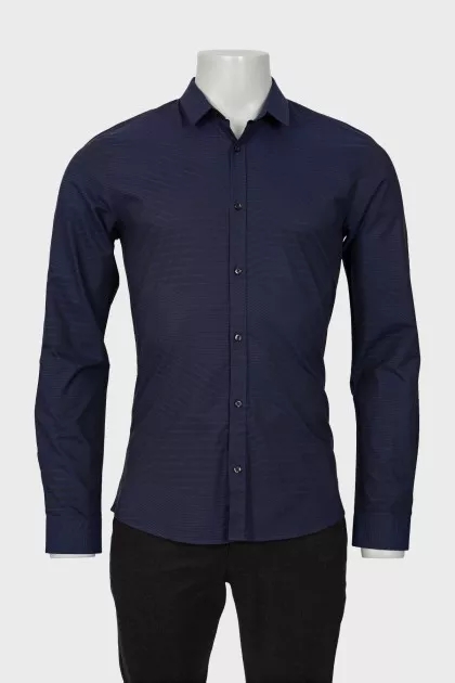 Men's dark blue shirt