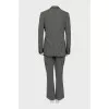Striped wool suit
