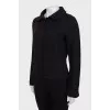 Black jacket with buttons