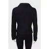 Black jacket with buttons