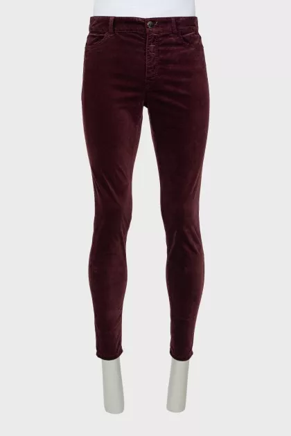 Men's purple trousers