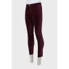 Men's purple trousers