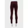 Men's purple trousers