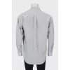 Men's shirt with embroidered logo