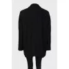 Black jacket with tag