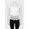 Lace white top