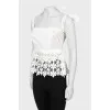 Lace white top