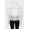 Lace white top