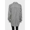 Black and white striped shirt 