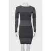 Dress body-con shape with tag