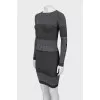 Dress body-con shape with tag