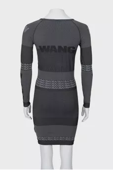 Dress body-con shape with tag