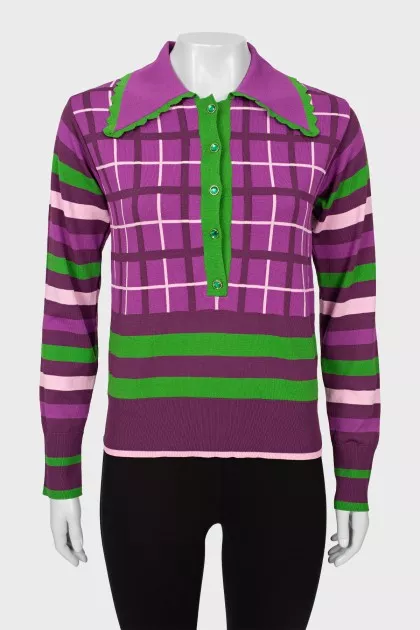 Mixed color jumper