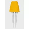 Yellow skirt with pockets