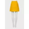 Yellow skirt with pockets