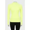 Bright yellow ribbed golf