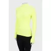 Bright yellow ribbed golf