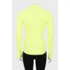 Bright yellow ribbed golf