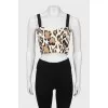 Animal print top