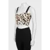 Animal print top