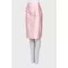 Light pink straight skirt