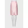 Light pink straight skirt