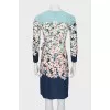 Wrap dress in floral print