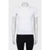 White straight fit T-shirt