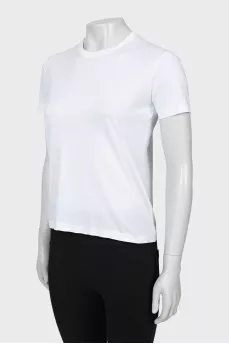 White straight fit T-shirt
