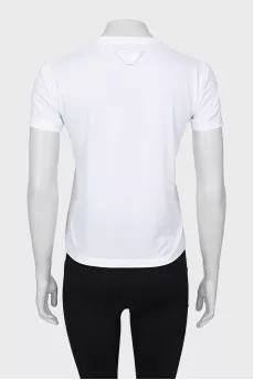 White straight fit T-shirt