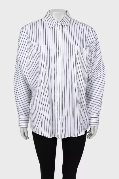 Black and white striped shirt