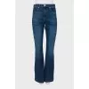 Dark blue flared jeans
